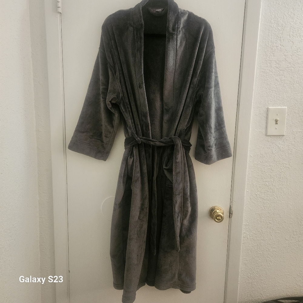 Luxurious Gray Bathrobe Ulta One Size